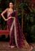 Picture of Lovely Silk Maroon Saree