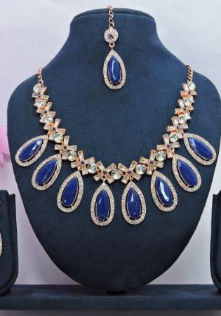 Picture of Classy Midnight Blue Necklace Set