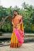 Picture of Well Formed Silk Golden Rod Saree