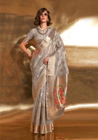 Picture of Splendid Silk Rosy Brown Saree