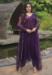 Picture of Lovely Georgette Purple Readymade Salwar Kameez