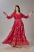 Picture of Sublime Chiffon Crimson Readymade Gown