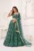 Picture of Elegant Net Dark Green Lehenga Choli