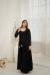 Picture of Good Looking Rayon Black Readymade Gown