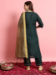 Picture of Classy Silk Sea Green Readymade Salwar Kameez