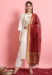 Picture of Graceful Silk White Readymade Salwar Kameez