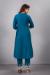 Picture of Delightful Silk Teal Readymade Salwar Kameez