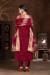 Picture of Enticing Organza Maroon Straight Cut Salwar Kameez