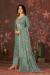 Picture of Cotton Medium Sea Green Straight Cut Salwar Kameez