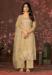 Picture of Fascinating Cotton Beige Straight Cut Salwar Kameez