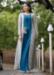 Picture of Shapely Rayon Teal Readymade Gown