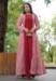 Picture of Pretty Rayon Fire Brick Readymade Gown