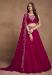 Picture of Beauteous Georgette Medium Violet Red Lehenga Choli