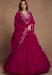 Picture of Beauteous Georgette Medium Violet Red Lehenga Choli