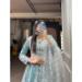 Picture of Radiant Net Cadet Blue Lehenga Choli