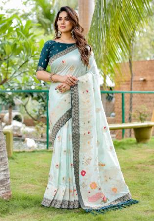 Picture of Radiant Silk Off White Saree