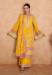 Picture of Chiffon Sandy Brown Straight Cut Salwar Kameez