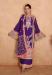 Picture of Chiffon Midnight Blue Straight Cut Salwar Kameez