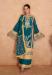 Picture of Classy Chiffon Teal Straight Cut Salwar Kameez