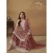 Picture of Nice Georgette Brown Straight Cut Salwar Kameez