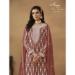 Picture of Nice Georgette Brown Straight Cut Salwar Kameez