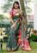 Picture of Pleasing Silk Dark Sea Green Saree