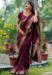 Picture of Alluring Silk Maroon Saree