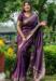 Picture of Enticing Silk Purple Saree