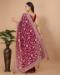 Picture of Lovely Silk Maroon Saree