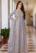 Picture of Excellent Net Dark Grey Anarkali Salwar Kameez