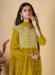 Picture of Georgette Dark Golden Rod Readymade Salwar Kameez