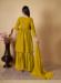 Picture of Georgette Dark Golden Rod Readymade Salwar Kameez