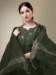 Picture of Cotton Dark Olive Green Readymade Salwar Kameez