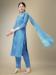 Picture of Shapely Cotton Steel Blue Readymade Salwar Kameez