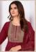 Picture of Enticing Silk Maroon Readymade Salwar Kameez