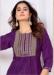 Picture of Well Formed Silk Purple Readymade Salwar Kameez