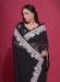 Picture of Stunning Georgette Black Saree