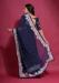 Picture of Magnificent Georgette Midnight Blue Saree