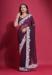 Picture of Stunning Georgette Grey Saree