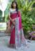 Picture of Gorgeous Silk Medium Violet Red Saree