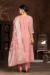 Picture of Organza Rosy Brown Straight Cut Salwar Kameez