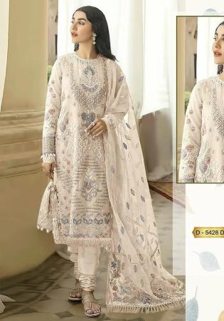 Picture of Stunning Georgette Tan Straight Cut Salwar Kameez