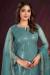 Picture of Net Light Slate Grey Straight Cut Salwar Kameez