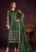 Picture of Net Dark Olive Green Straight Cut Salwar Kameez