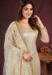 Picture of Taking Net White Straight Cut Salwar Kameez