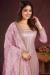 Picture of Graceful Net Pink Straight Cut Salwar Kameez