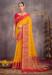 Picture of Exquisite Georgette Dark Orange Saree