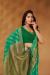 Picture of Elegant Georgette Teal Saree