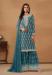 Picture of Georgette Midnight Blue Straight Cut Salwar Kameez