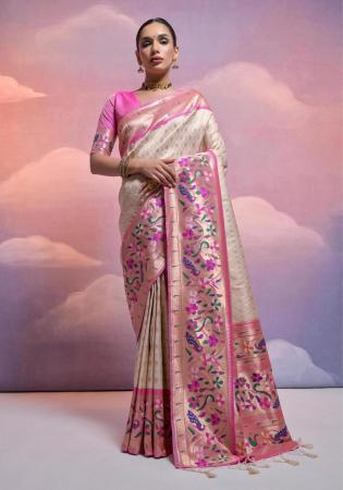 Picture of Wonderful Silk Tan Saree